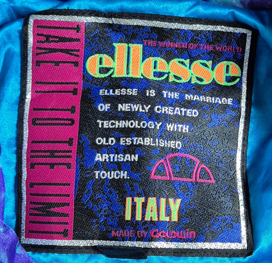 S ) 엘레쎄 빈티지 바람막이 점퍼 스키복 상품이미지3