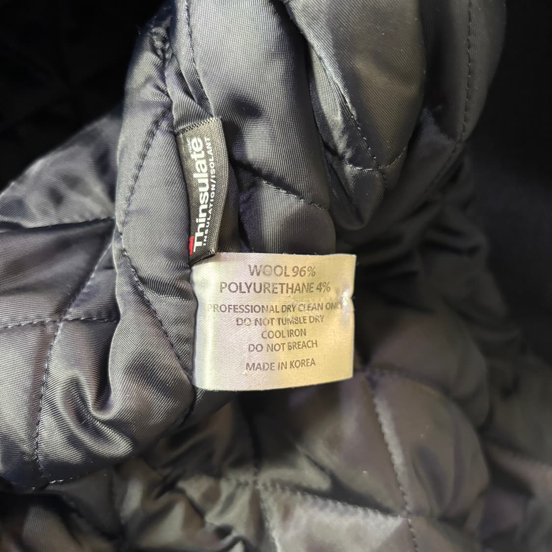 (W) 낫띵리튼 울 발마칸 코트 네이비 (F) 상품이미지4