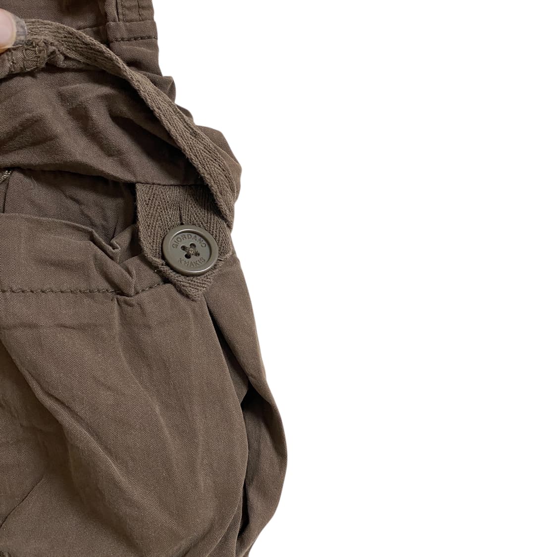 Dark brown wide cargo pants 상품이미지5