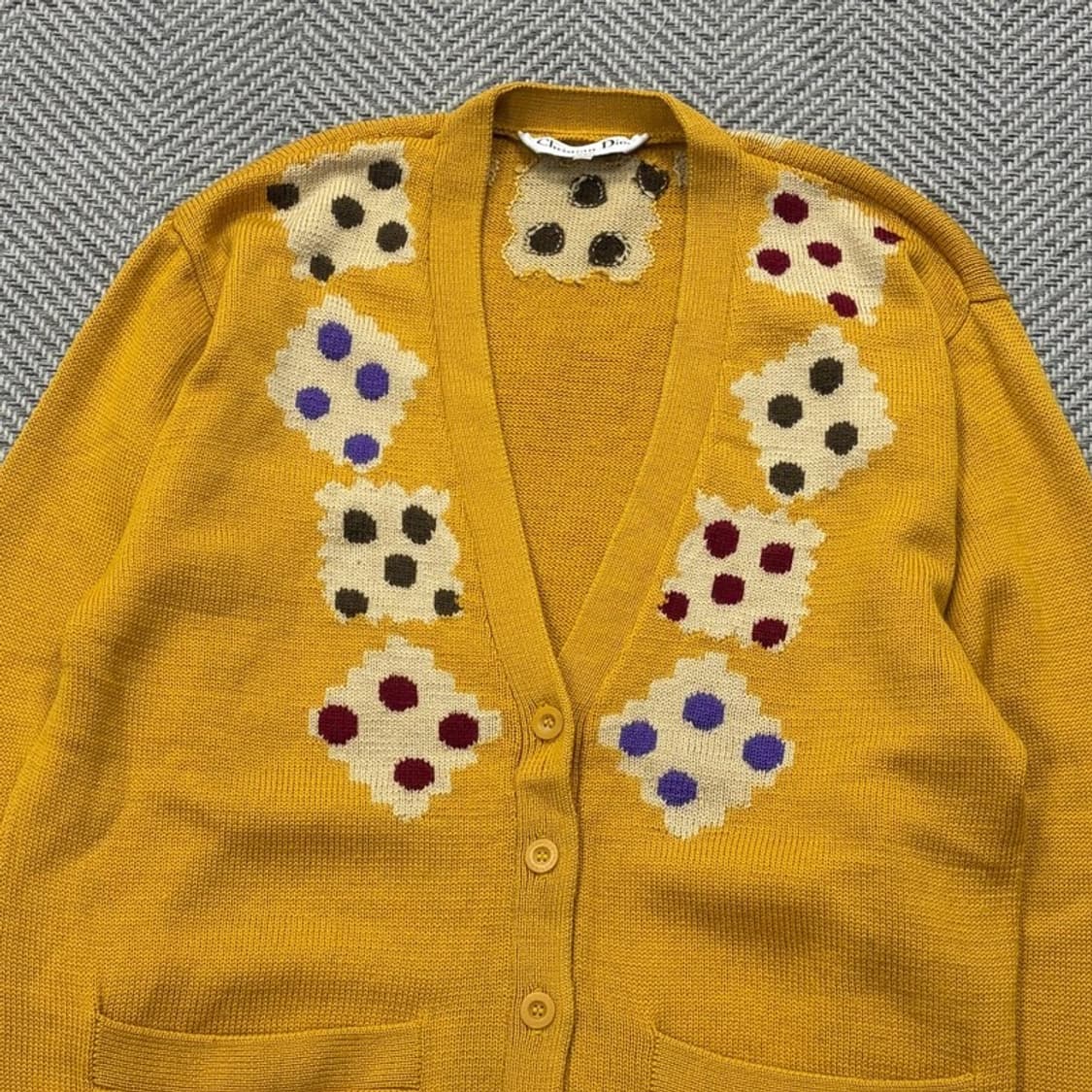 크리스찬 디올 패턴 울 가디건 v2588 상품이미지3