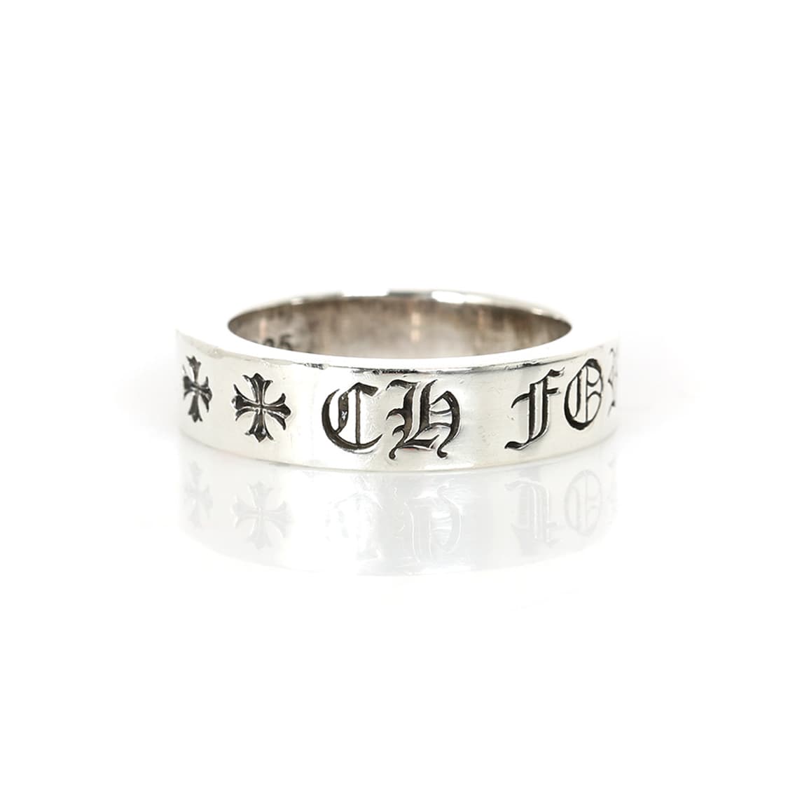 크롬하츠 스페이서 포에버링 크로스 CH 실버반지 19호 보증서 상품이미지1