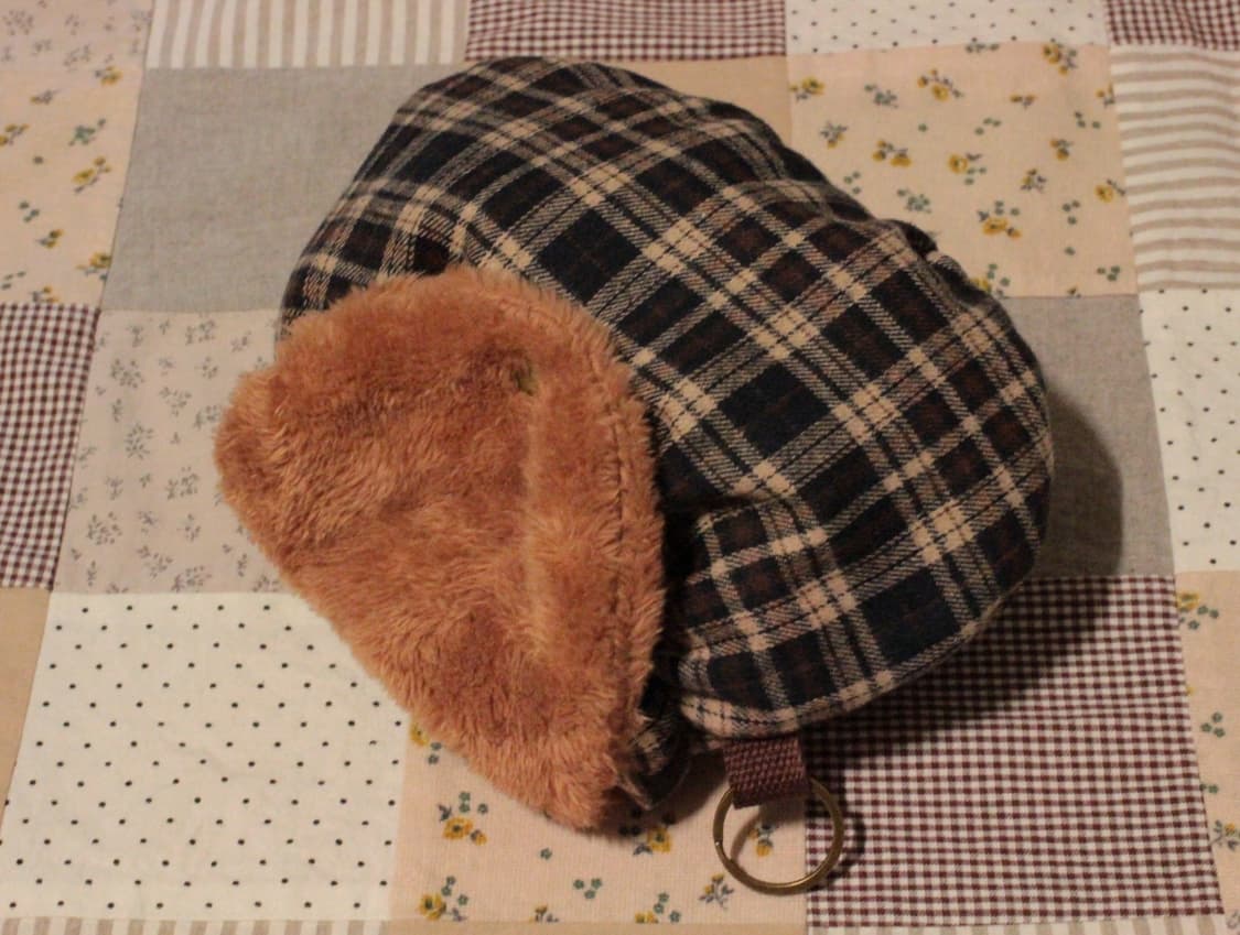 핸드메이드 퍼 밴딩 파우치 상품이미지5