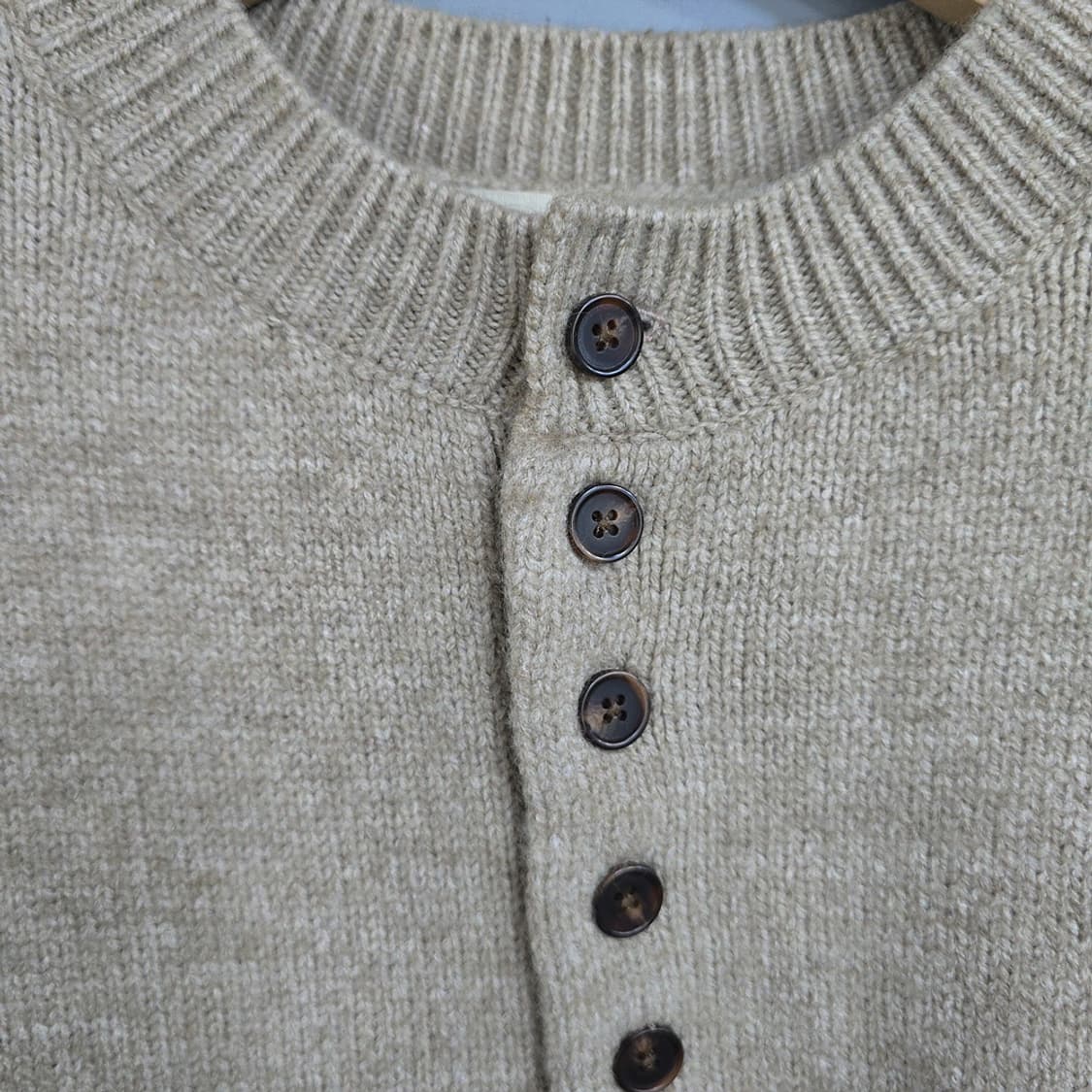 라퍼지스토어(LAFUDGE STORE) 헨리넥 니트 L 상품이미지3