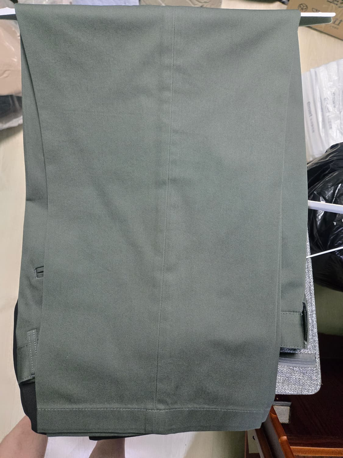 어나더 오피스 와이드 치노팬츠(카키) 기장 수선함 상품이미지3