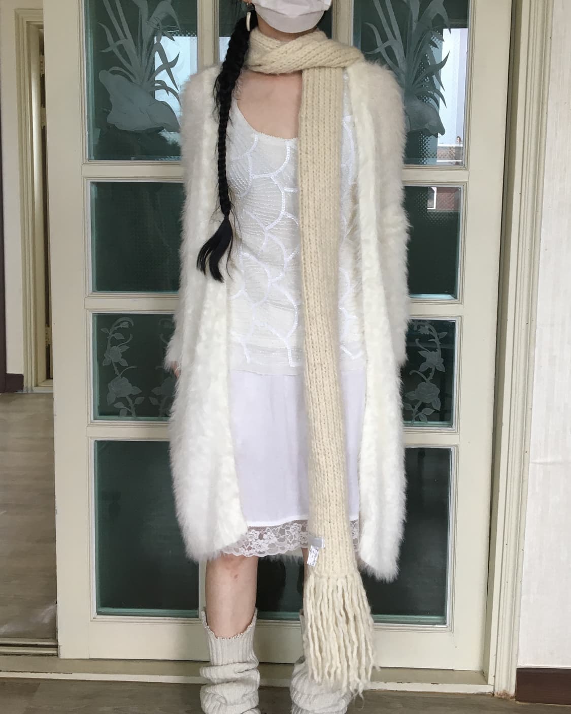 woolen knit muffler 상품이미지7