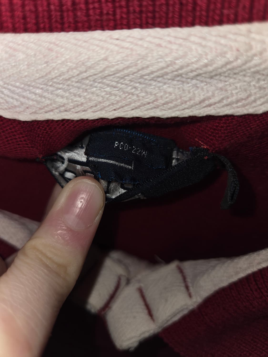 폴로 럭비 긴팔 버건디 상품이미지3