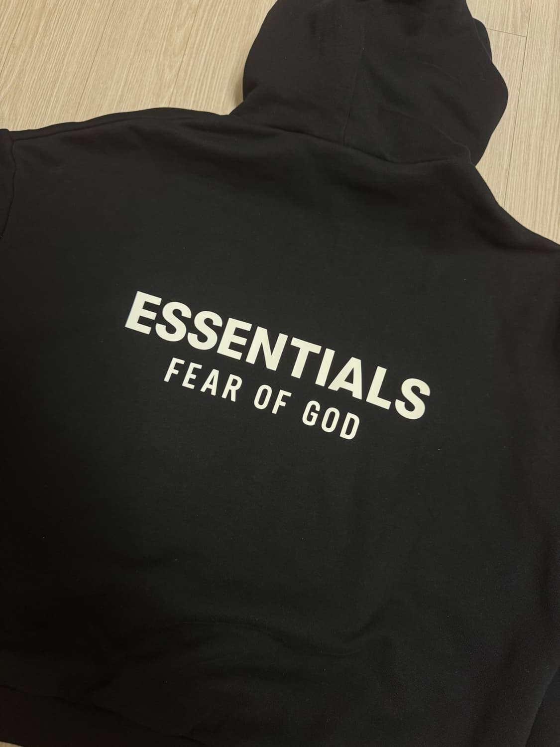 24FW 에센셜 후드티 S사이즈 블랙 상품이미지2