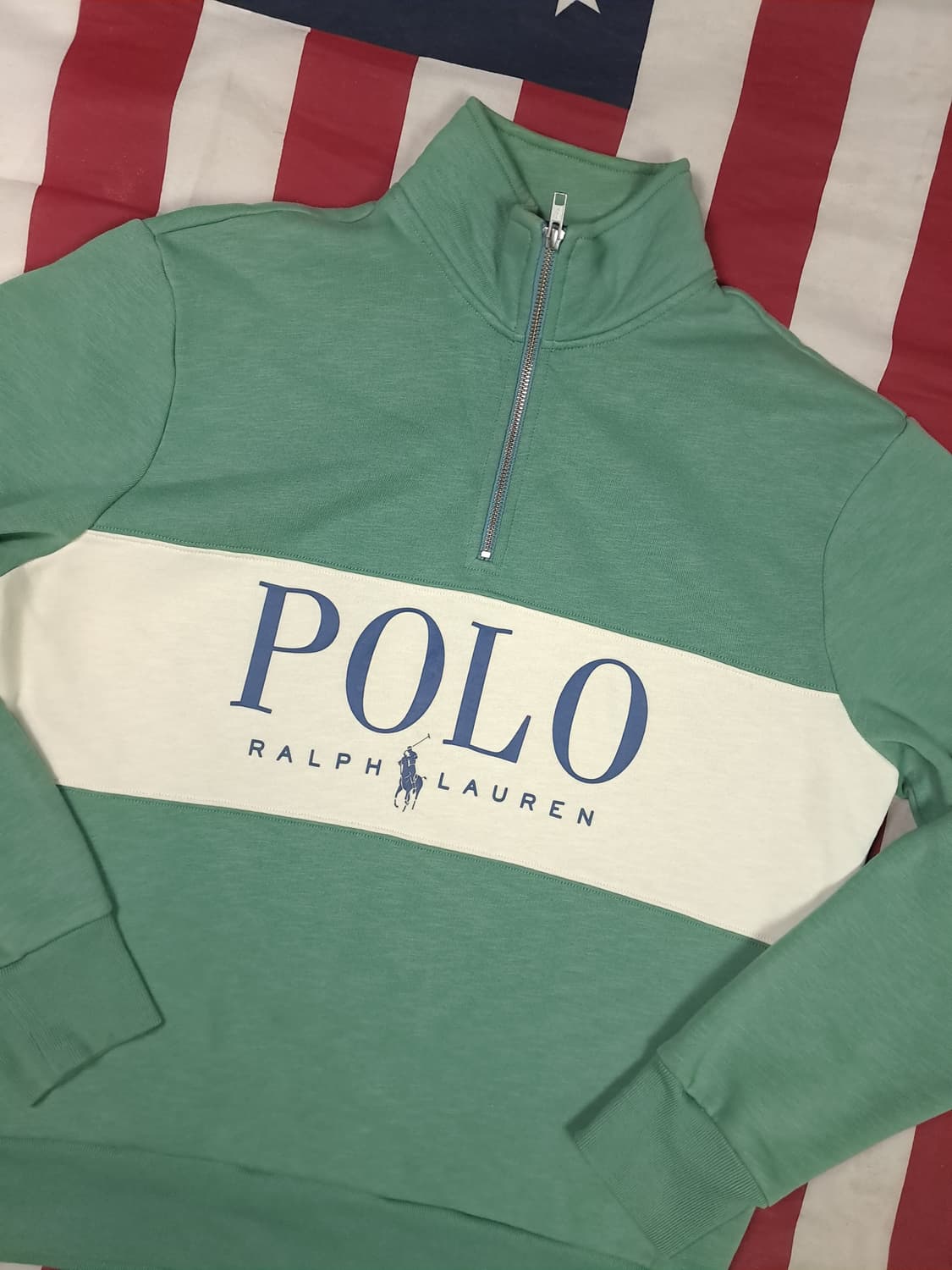 오리지날 신형 랄프로렌폴로 빅로고 집업티 상품이미지5