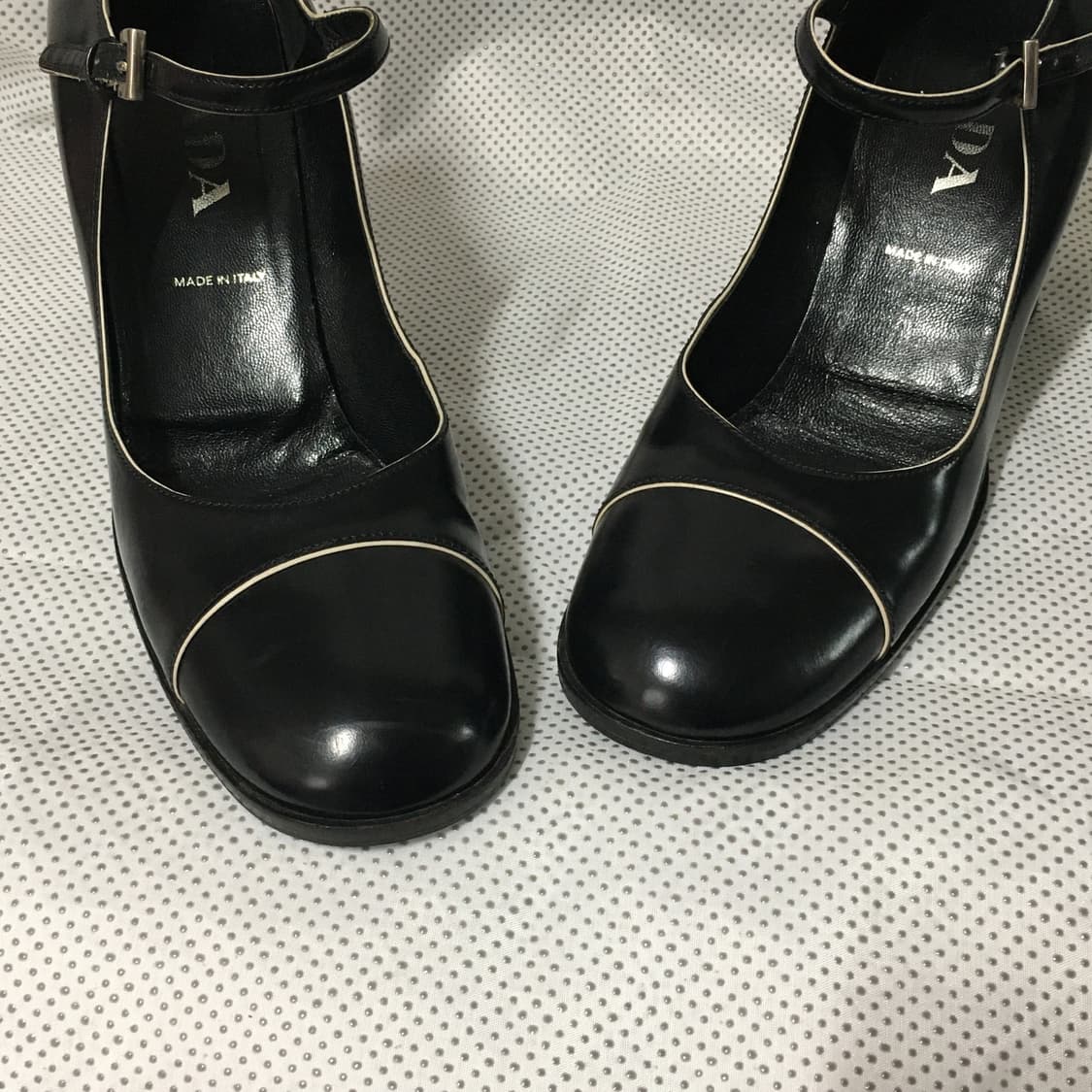 Prada black chunky high heels 상품이미지5