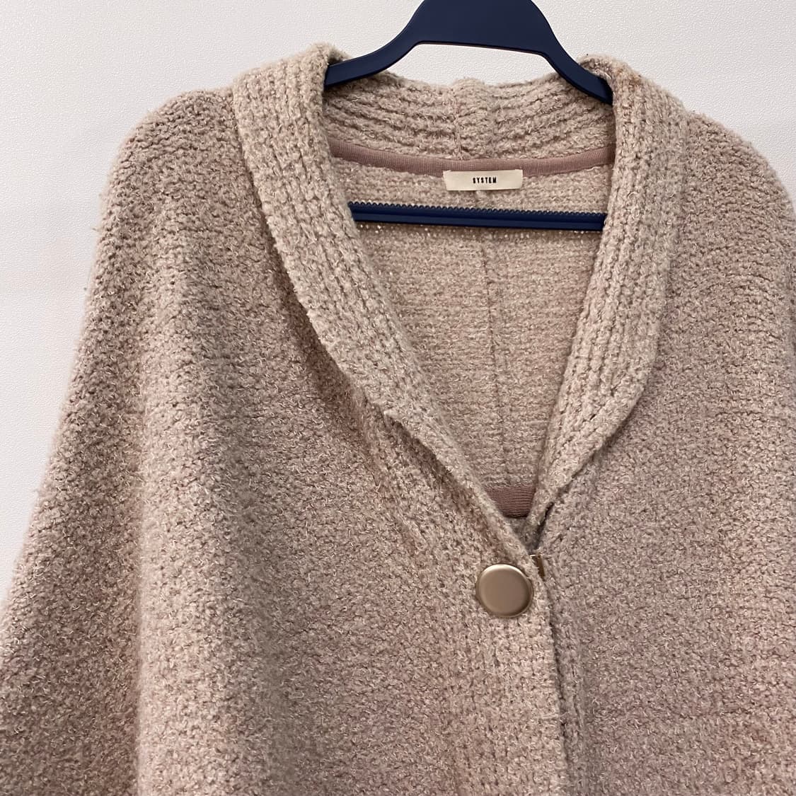 한섬 시스템 부클 울 롱 가디건 상품이미지3