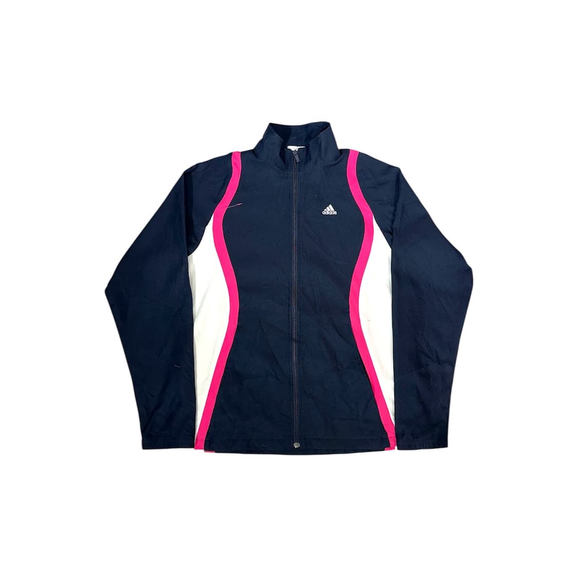 아디다스 네이비 핑크 라인 오버핏 트랙탑 져지 L 상품이미지5