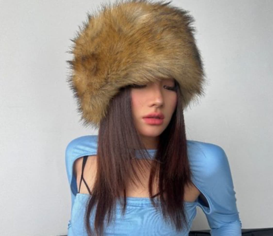 유럽구매 빈티지스타일 퍼 모자 fur hat 상품이미지4