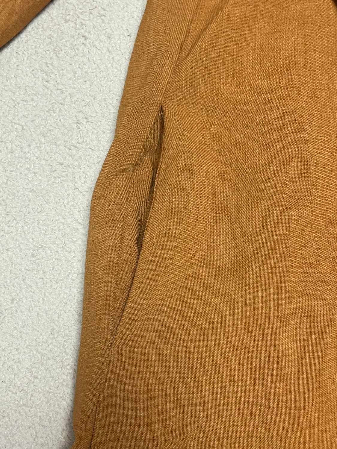 [somari] 브라운 벨티드 롱 원피스 상품이미지5