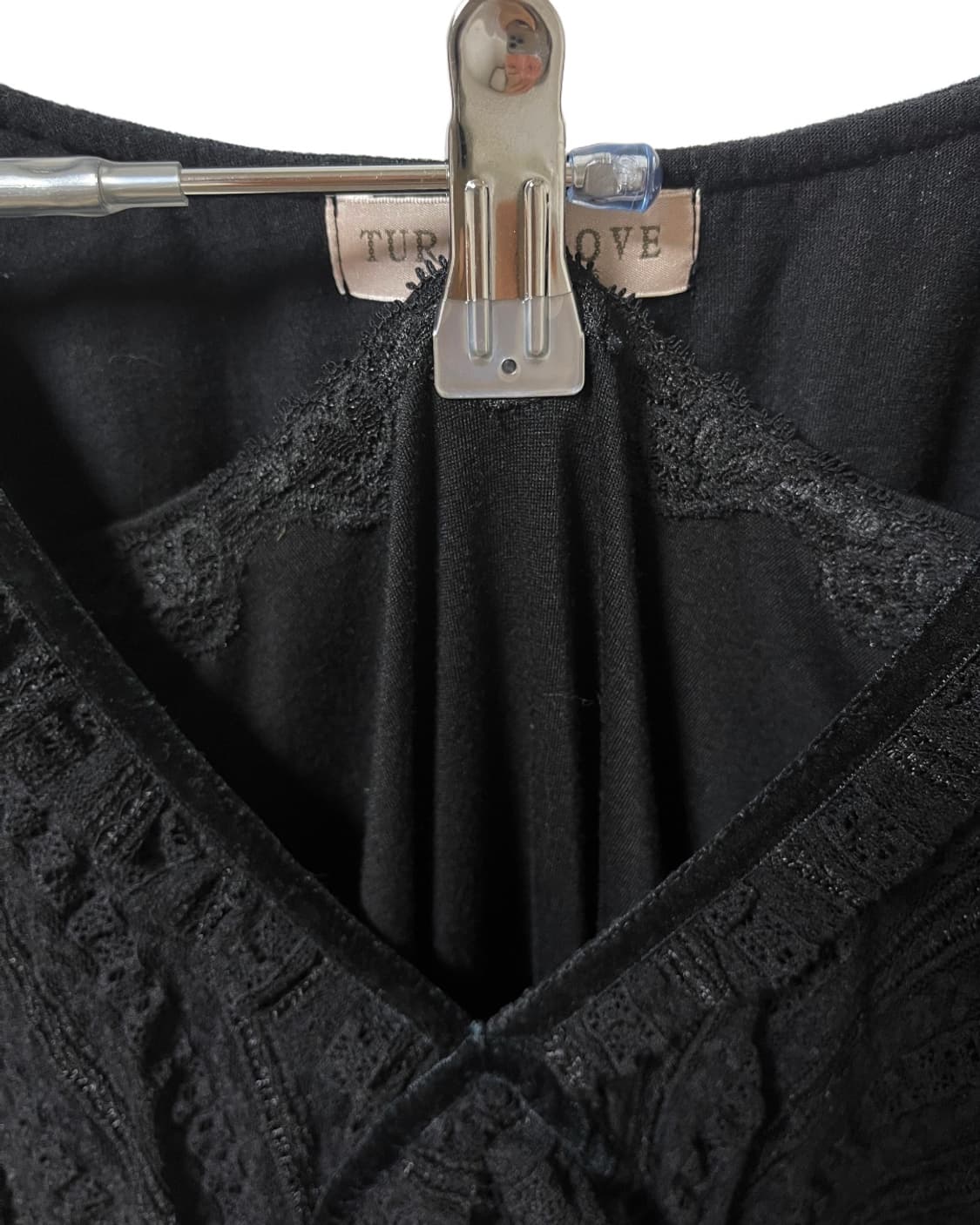 TURTLEDOVE Lace Drape Blouse Knit 상품이미지5