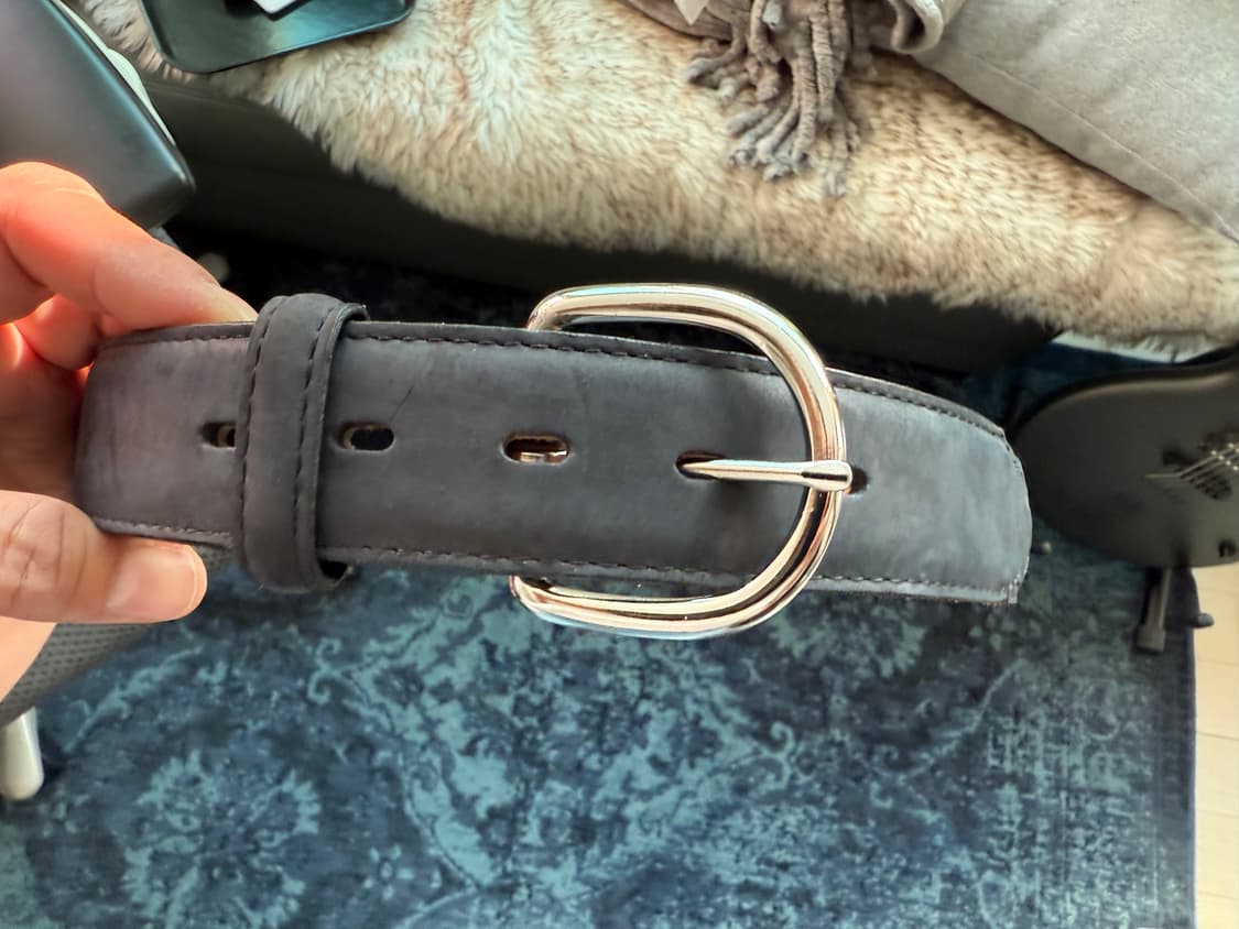 Made in USA 웨스턴 스웨이드 벨트 34-36 상품이미지3