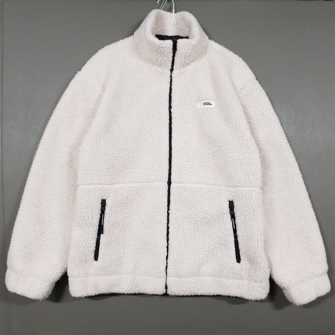 실측 XL) 내셔널지오그래픽 리버서블 양면 쉐르파 플리스 집업 자켓 상품이미지3