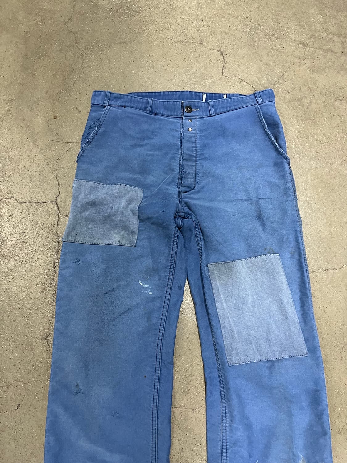 OLD VINTAGE HARD FADED 프렌치몰스킨워크팬츠 상품이미지3