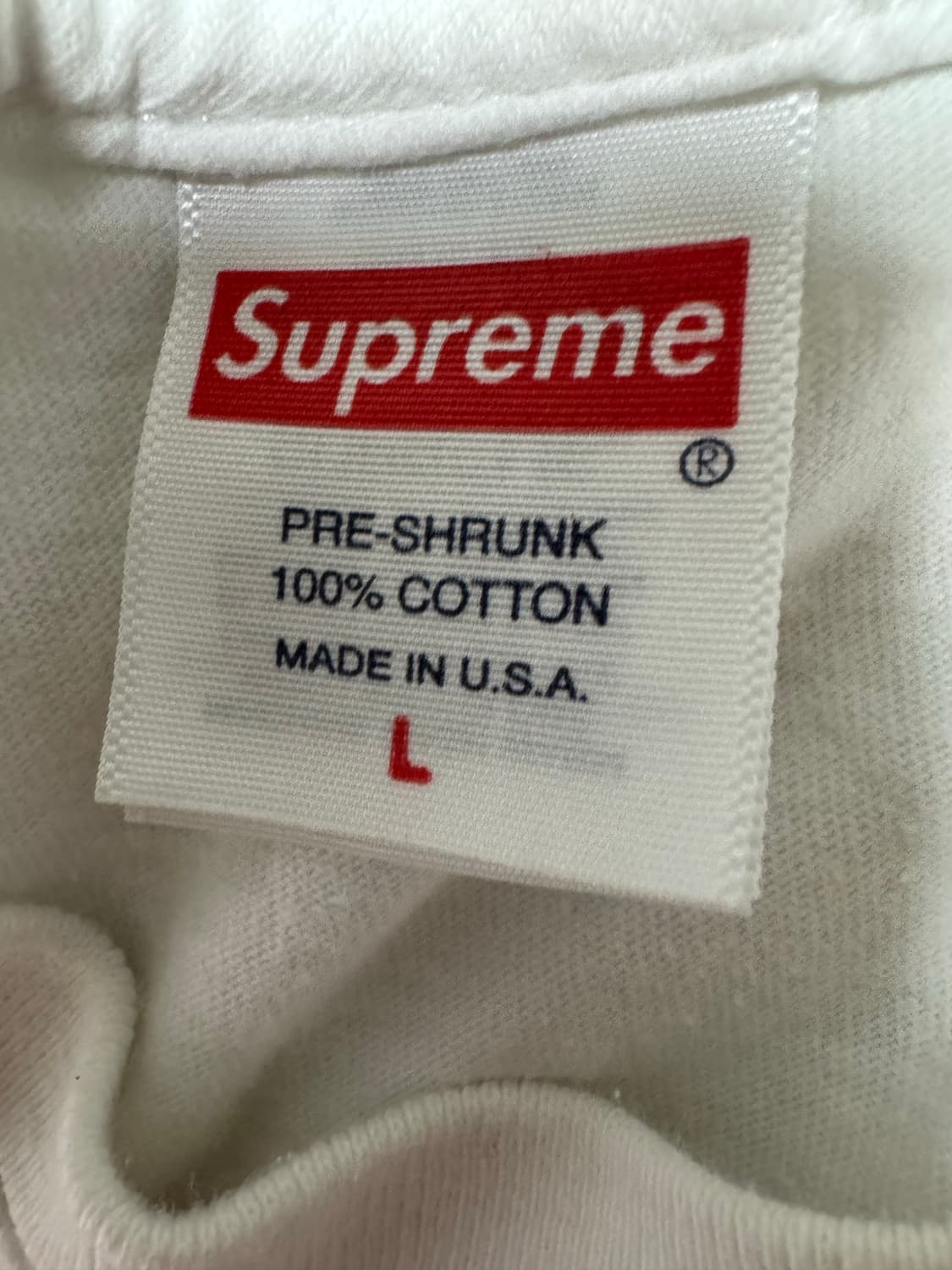 슈프림 x 마가렛 킨 티어드롭 티셔츠 화이트 - 24SS 상품이미지2