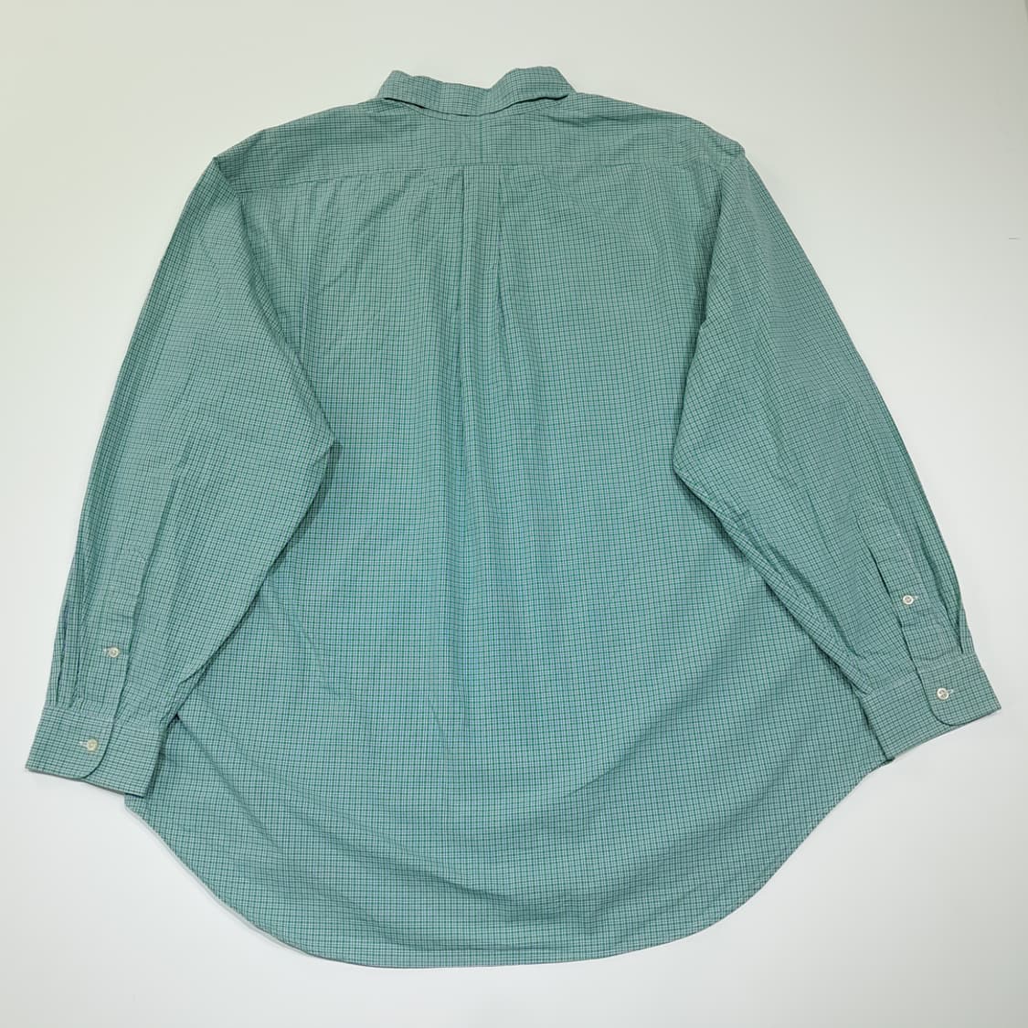 CL979 2XL 폴로 90s 클래식핏 그린 마이크로체크 셔츠 남방 상품이미지6
