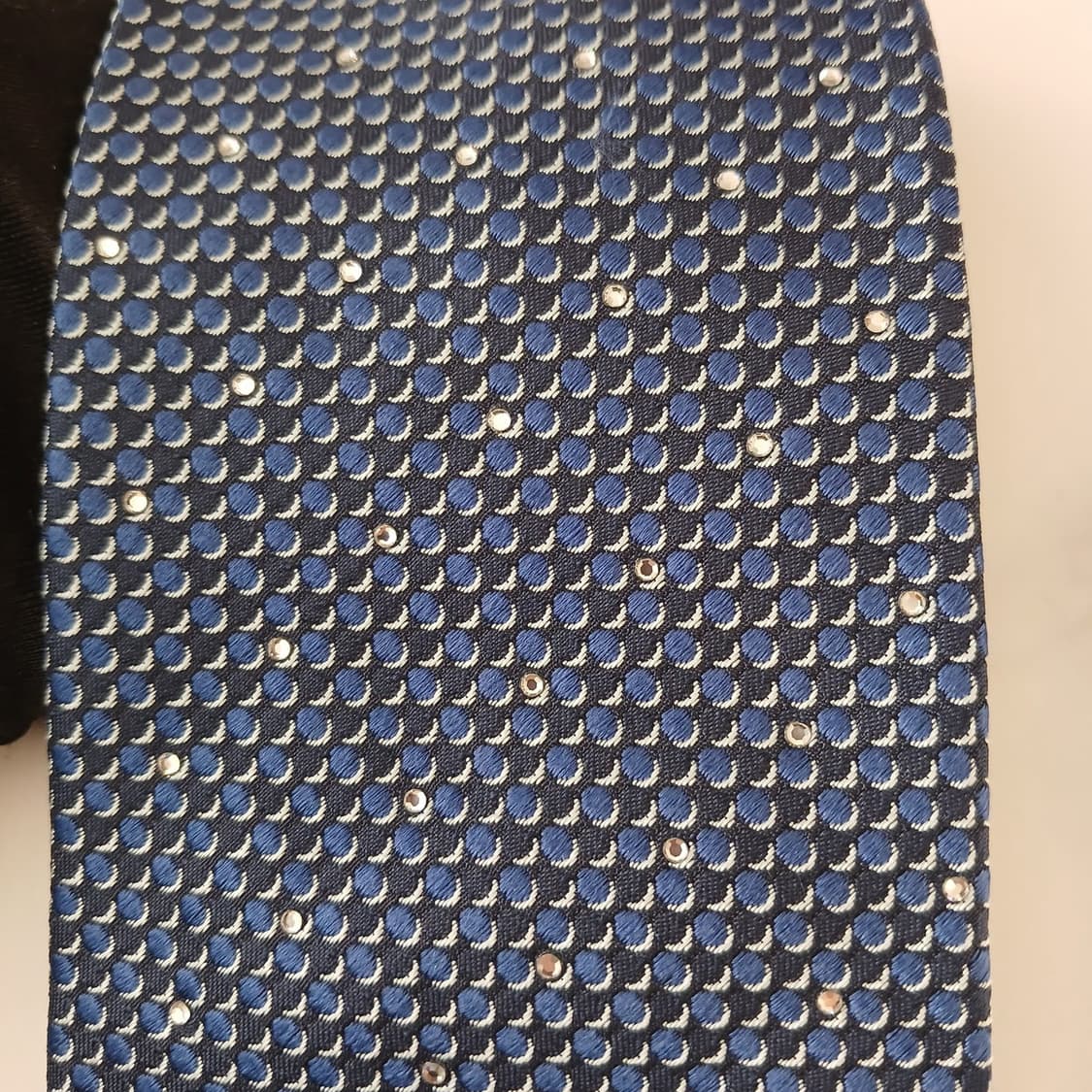 니나리치 실크 블루 패턴 넥타이 9.1cm A+등급 A19051
 상품이미지6