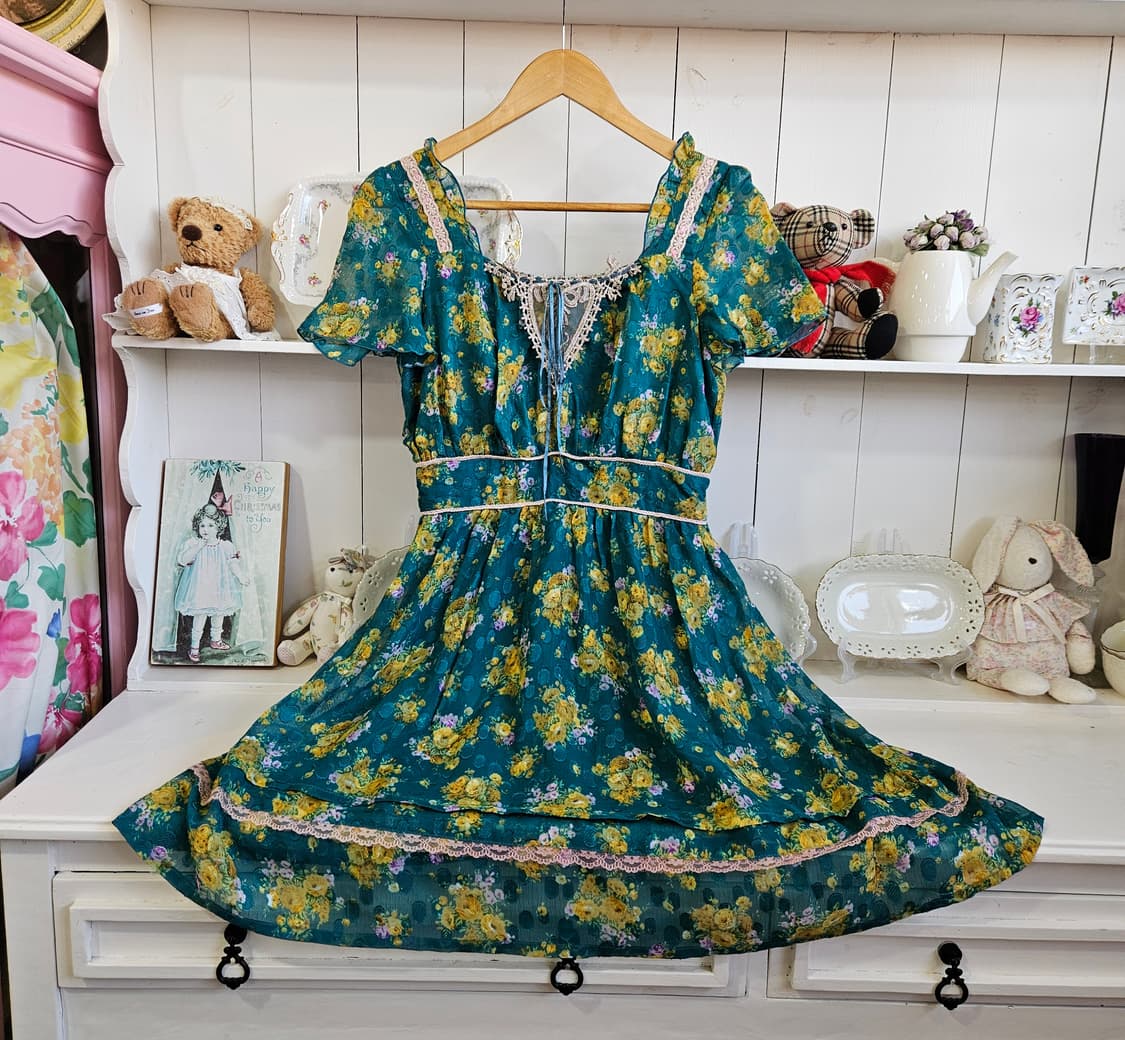 엑시즈팜(axes femme)플로럴 레이스 원피스 상품이미지5