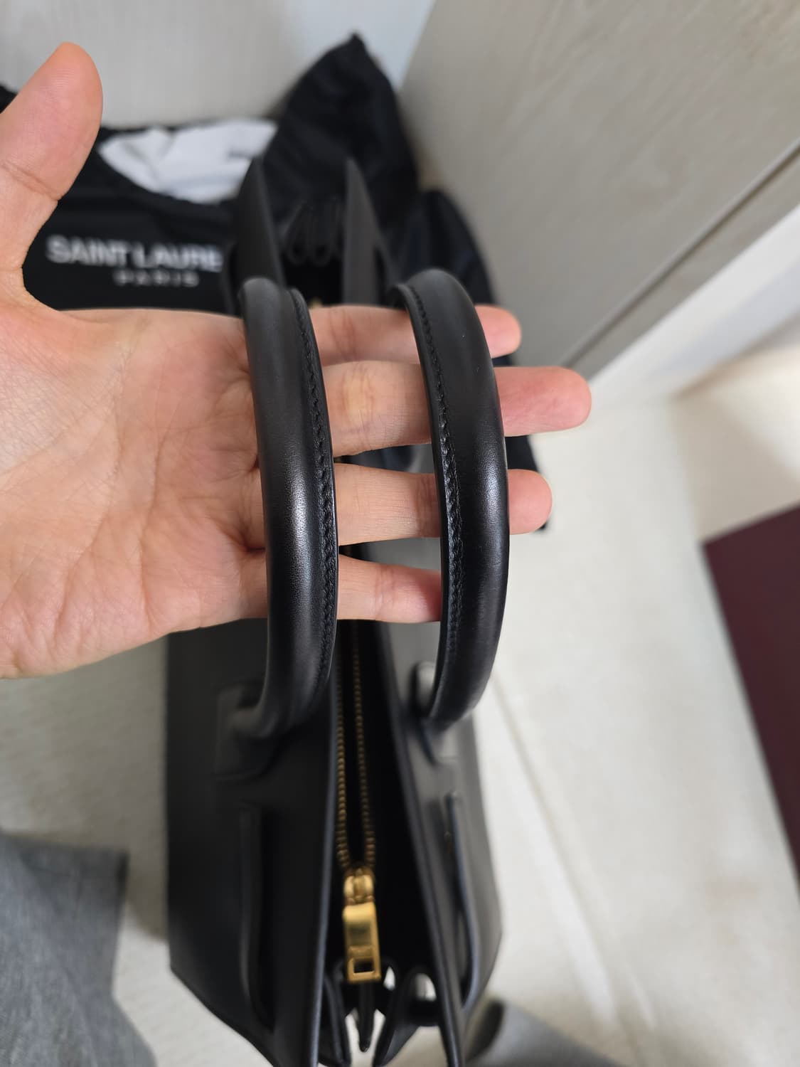 생로랑 삭드주르 블랙 토드백 숄더백 상품이미지6