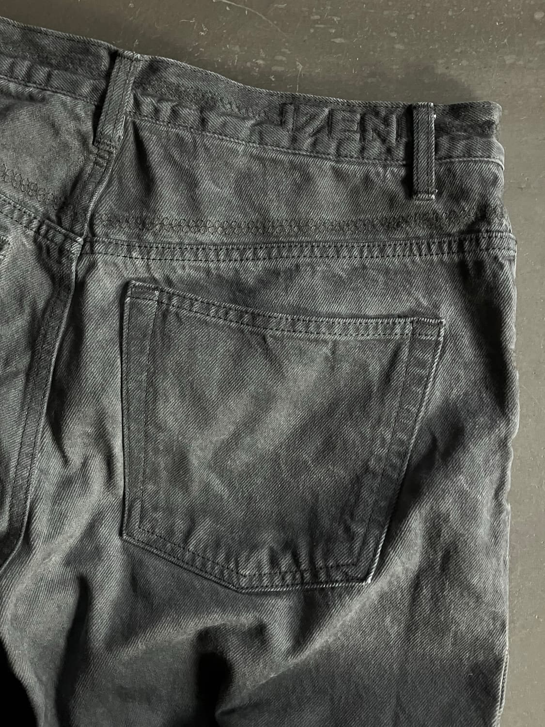 17end 워시드 블랙 데님 팬츠 30-31 상품이미지4