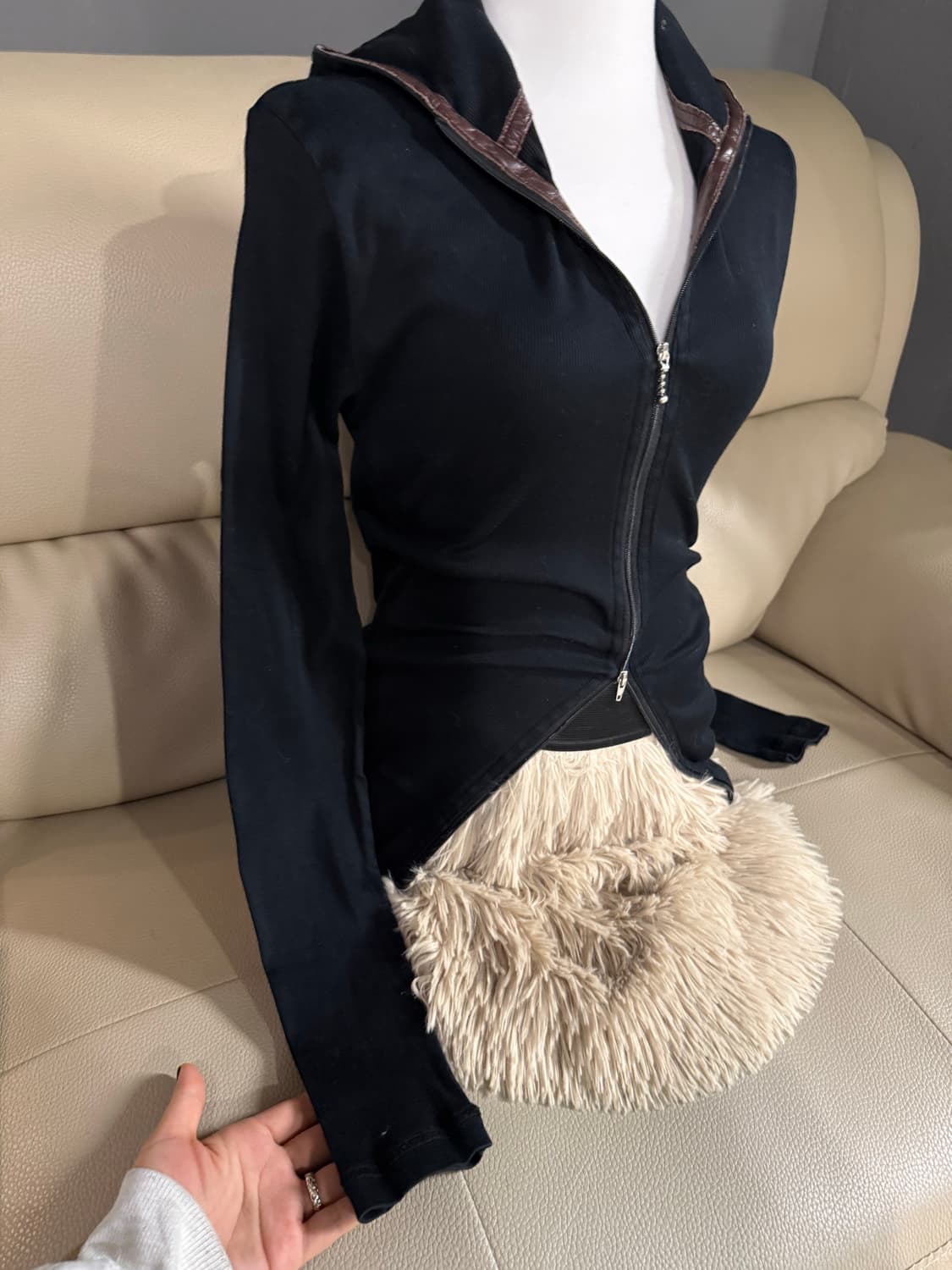 Winter y2k girl codi set 상품이미지4