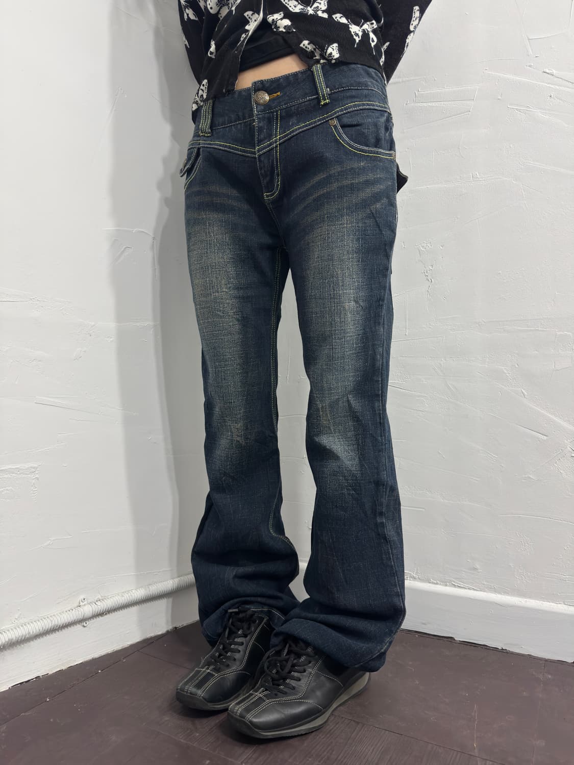 denim bootscut pants 상품이미지2
