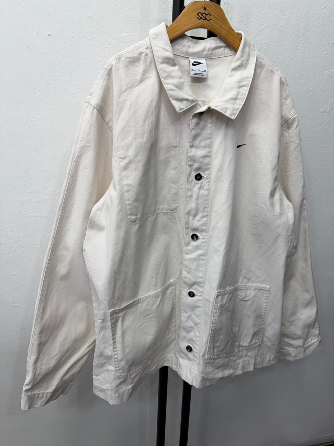 정품) 나이키 오버핏 데님 청자켓 XL 상품이미지2