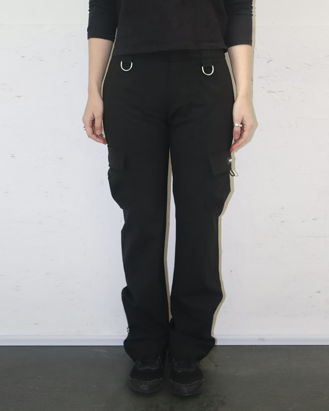 코페르니 로우라이즈 플레어 카고 팬츠 상품이미지1