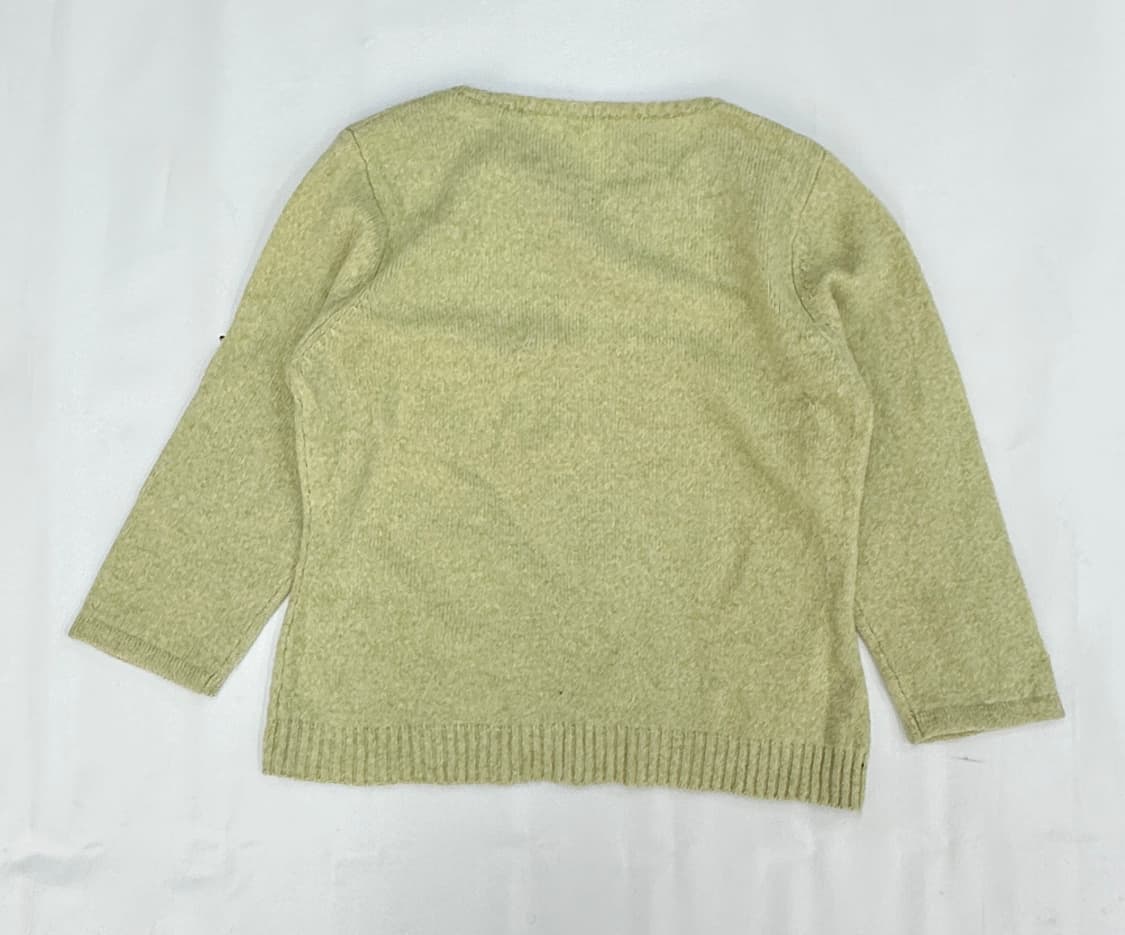 🍀하구미의 러블리 모리걸 플라워 말차우유 투피스🍀 니트 가디건  상품이미지6