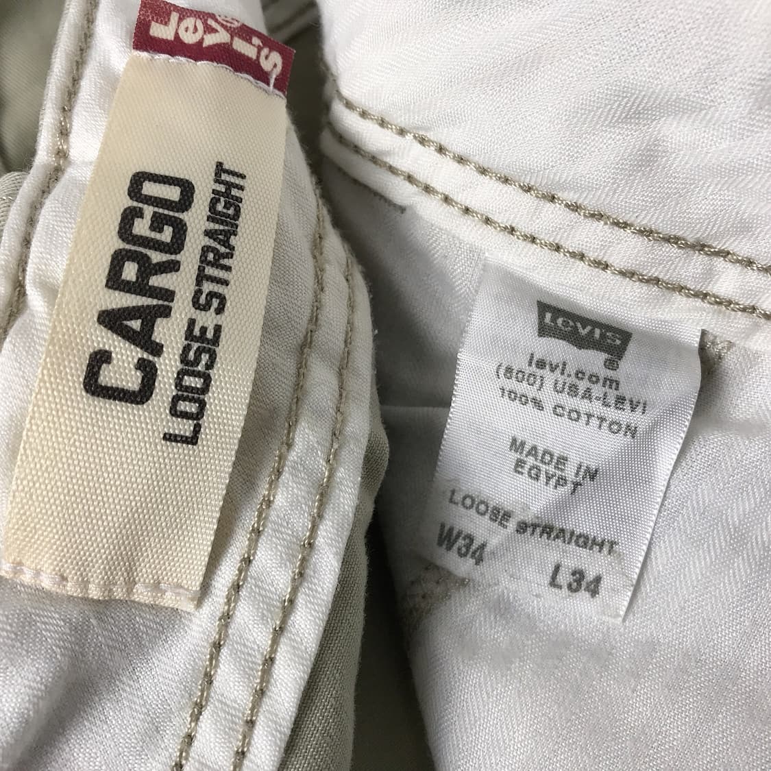 리바이스 Levi's 와이드 루즈핏 카고팬츠 바지 남성34 상품이미지6