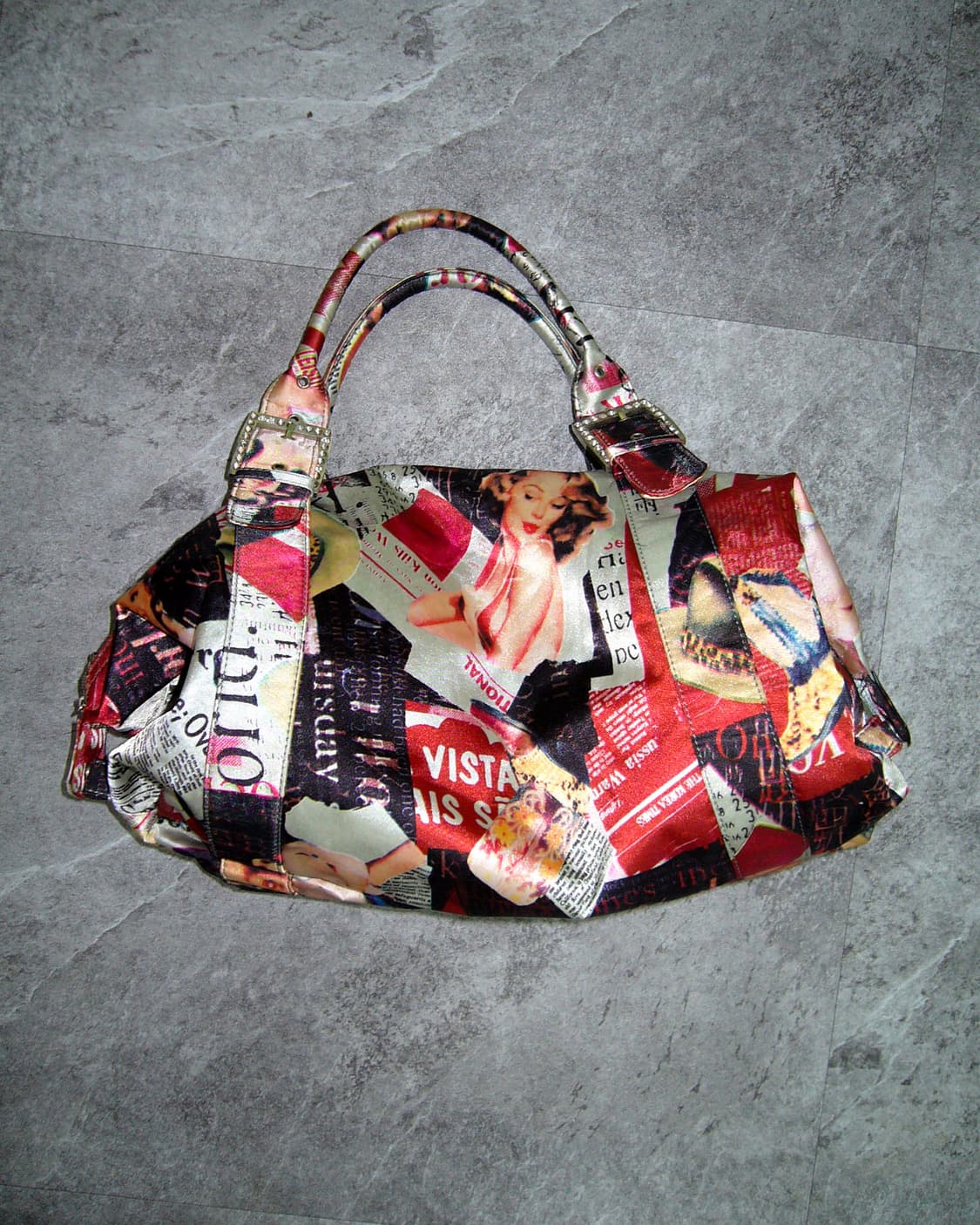 Retro Printed Bag 상품이미지1