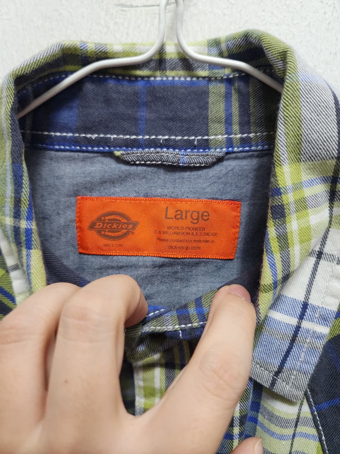 디키즈 웨스턴 큰체크 셔츠 상품이미지4