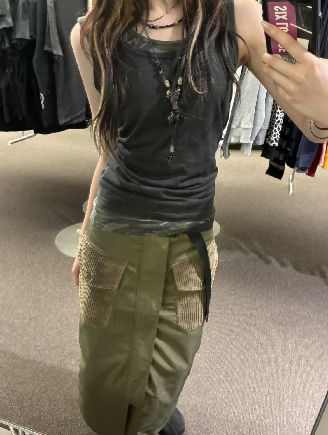 Chic Khaki Grunge 🍸🥝 상품이미지2