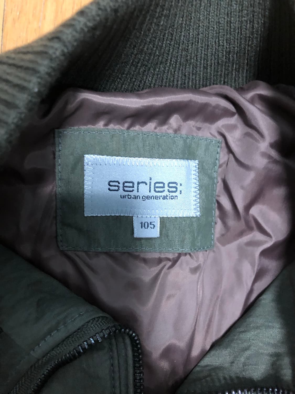 시리즈 퀄팅 시보리넥 카키 베스트 조끼 105 상품이미지8