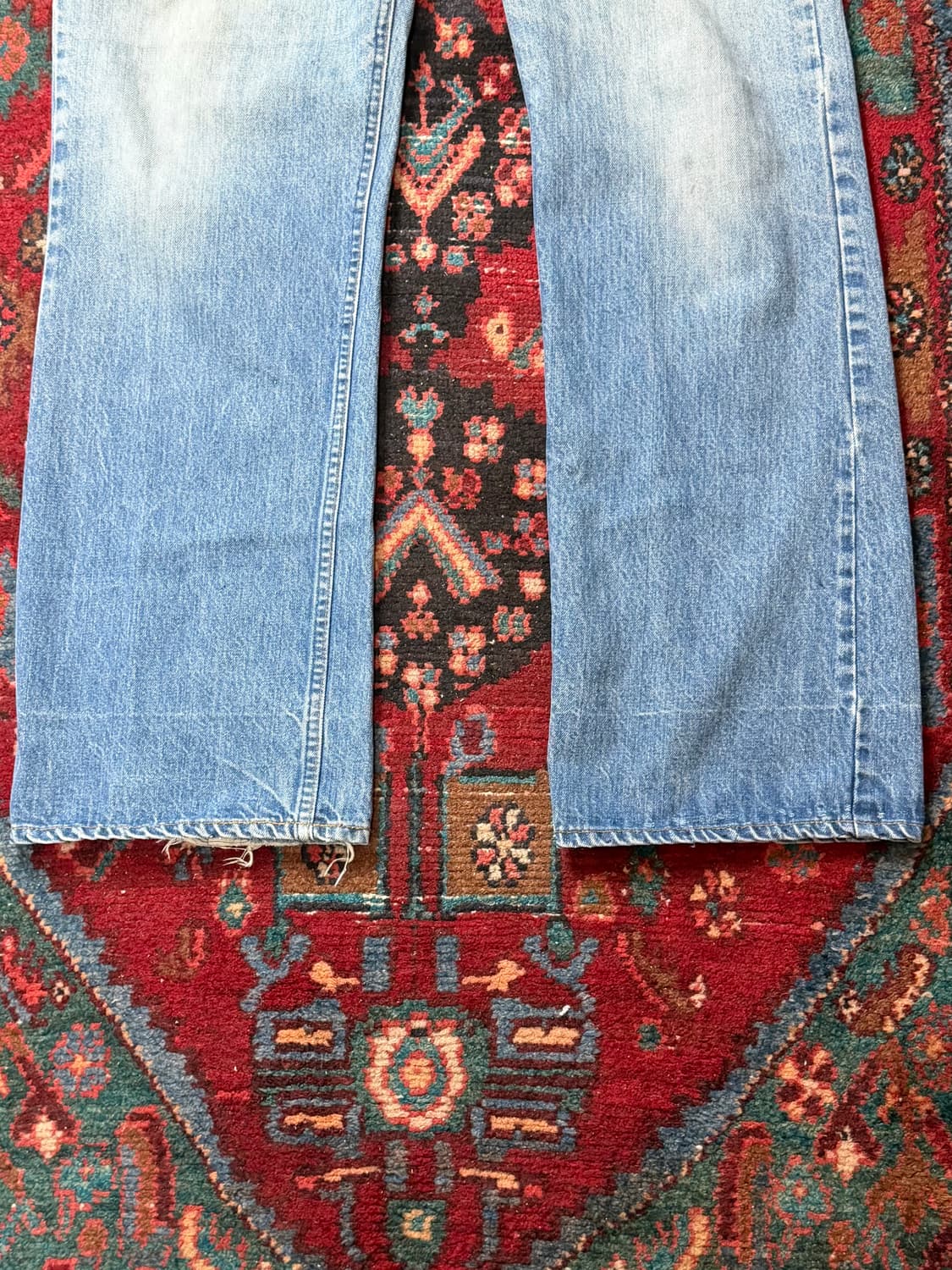 70's USA 빈티지 리바이스 517 오렌지탭 부츠컷 체인스티치 상품이미지8