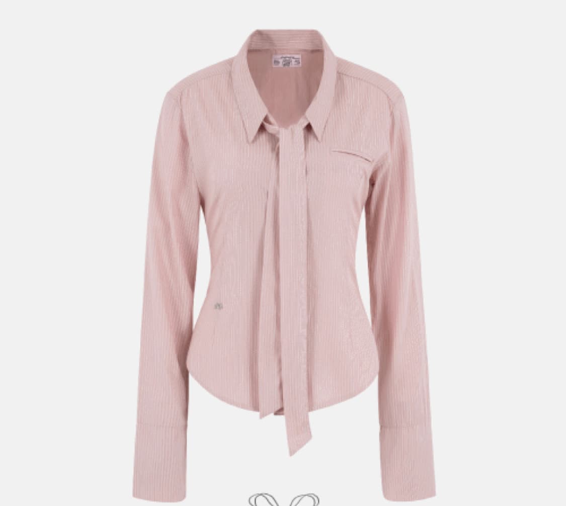 클라우드이모션 가십걸 셔츠 핑크 상품이미지1