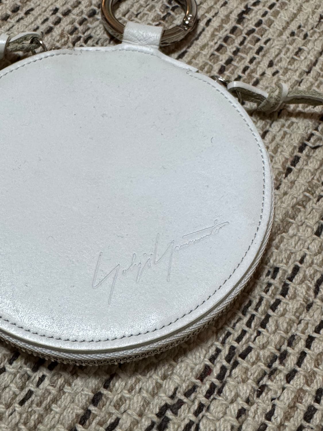 요지야마모토 화이트 파우치 상품이미지3