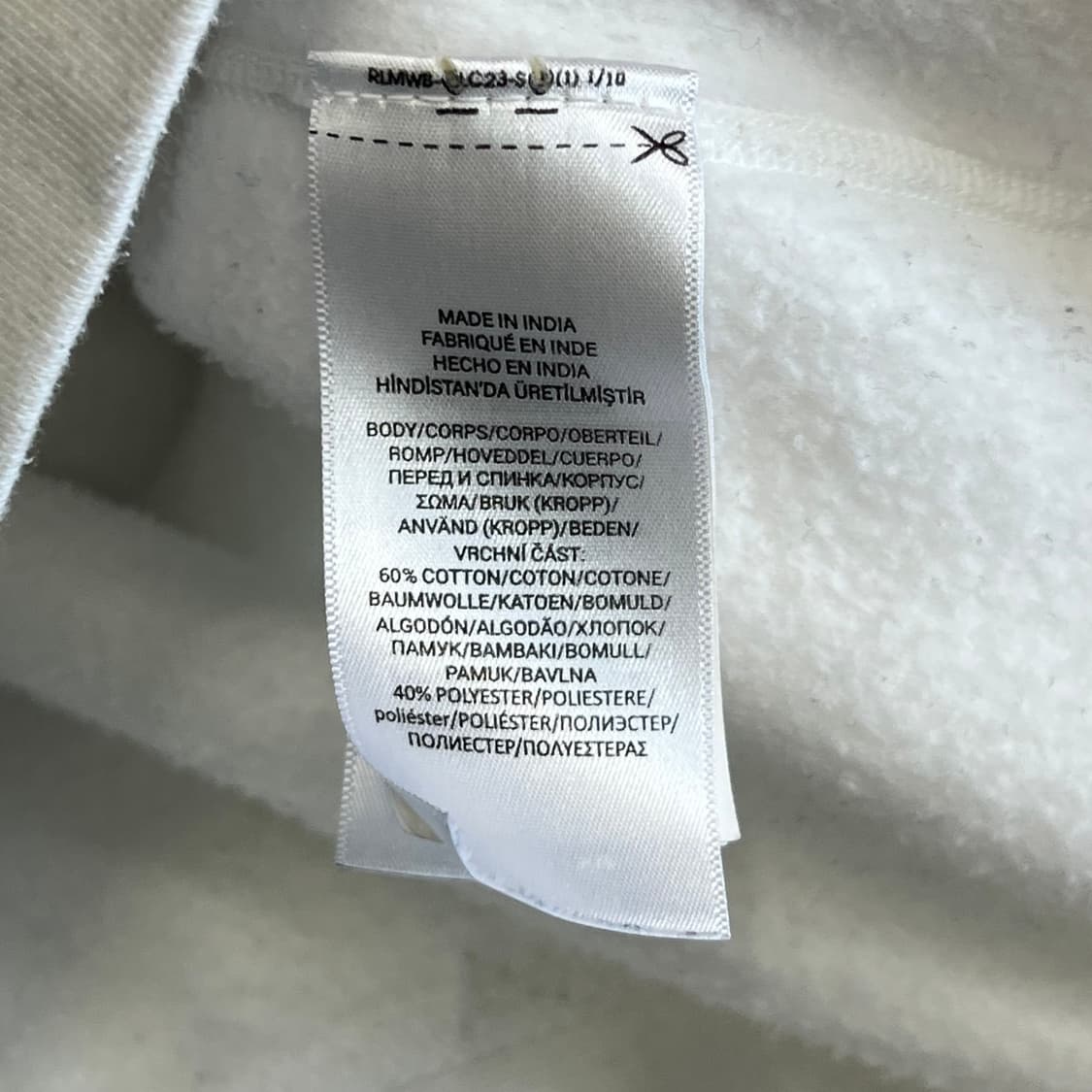 S 폴로랄프로렌 화이트 맨투맨 상품이미지5