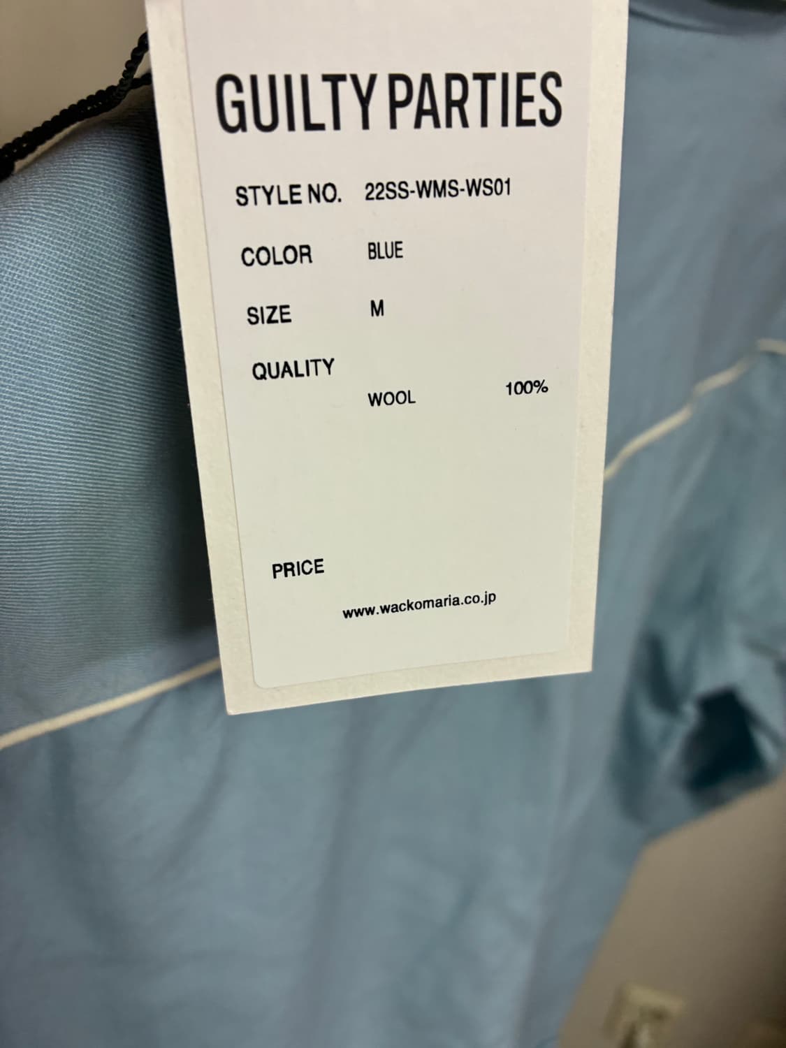 [M]와코마리아 22시즌 웨스턴셔츠 블루 상품이미지4