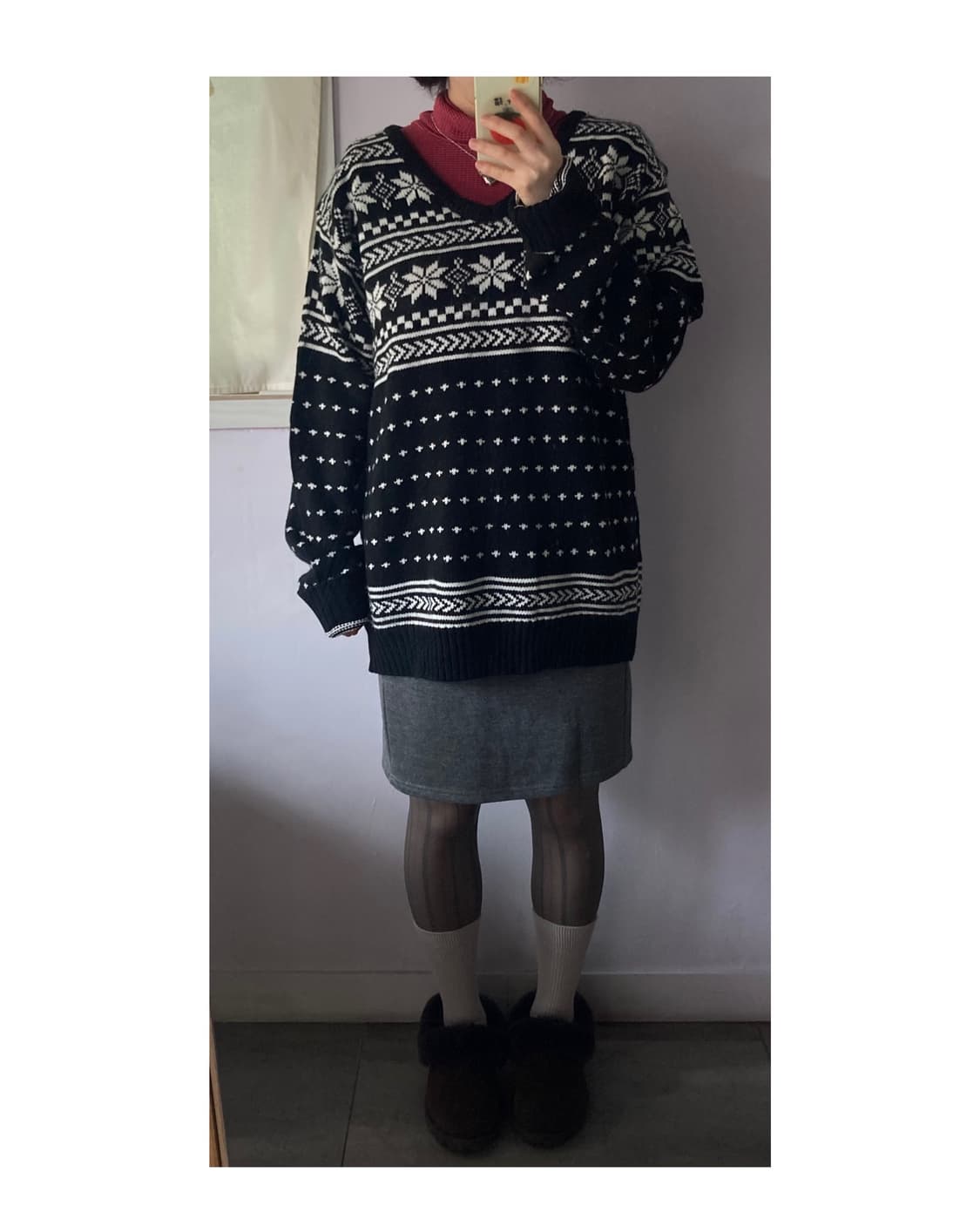 일본빈티지) 노르딕 아크릴니트 상품이미지2