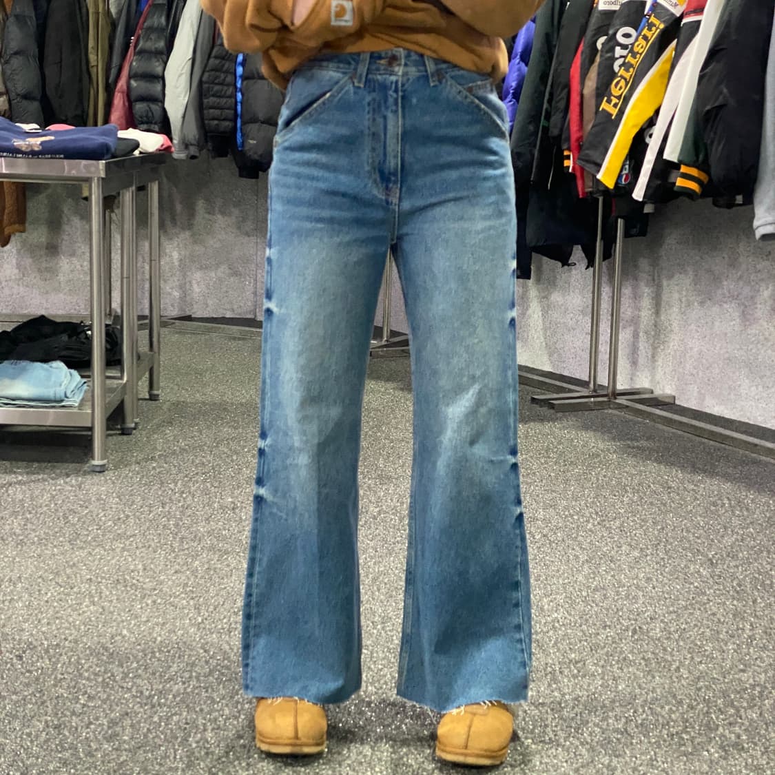 세터 워싱 부츠컷 데님 팬츠 B4024 상품이미지1