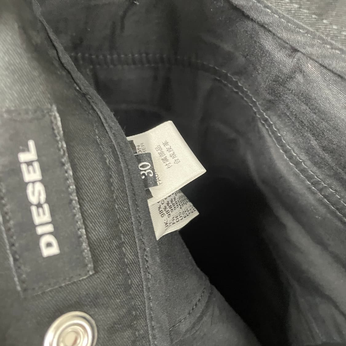 디젤 디테일 카고 팬츠 블랙 30 상품이미지7