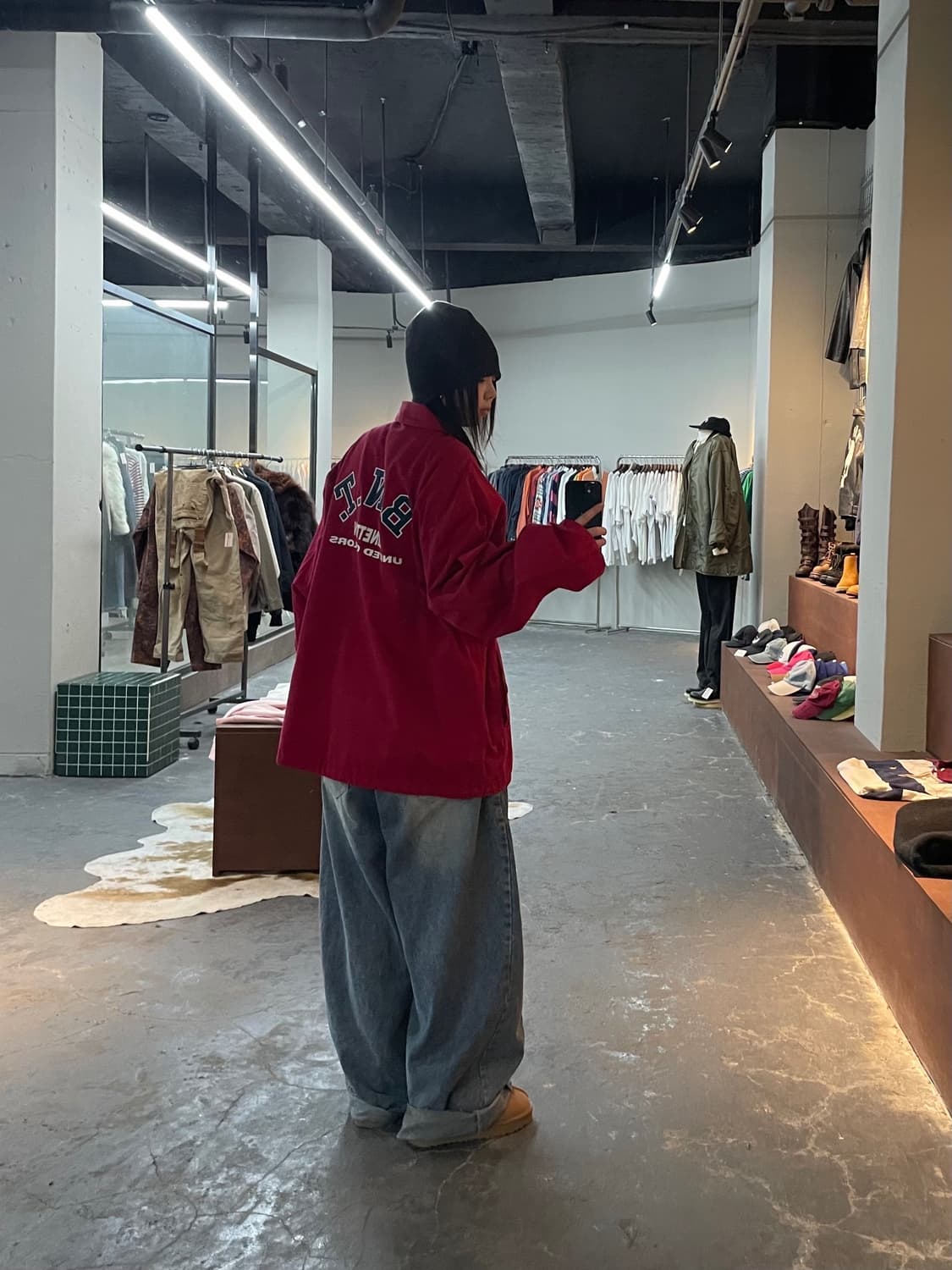 베네통 스펠아웃 레드 자켓 H1892 상품이미지1