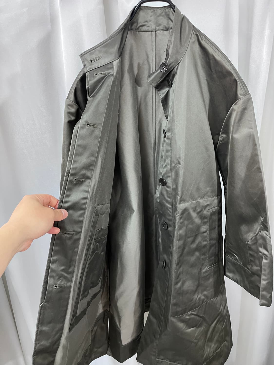 JIM THOMPSON cotton & silk coat  상품이미지4