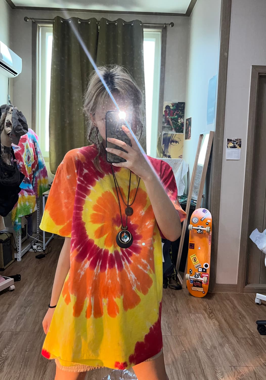 오렌지 타이다이 티셔츠 상품이미지5