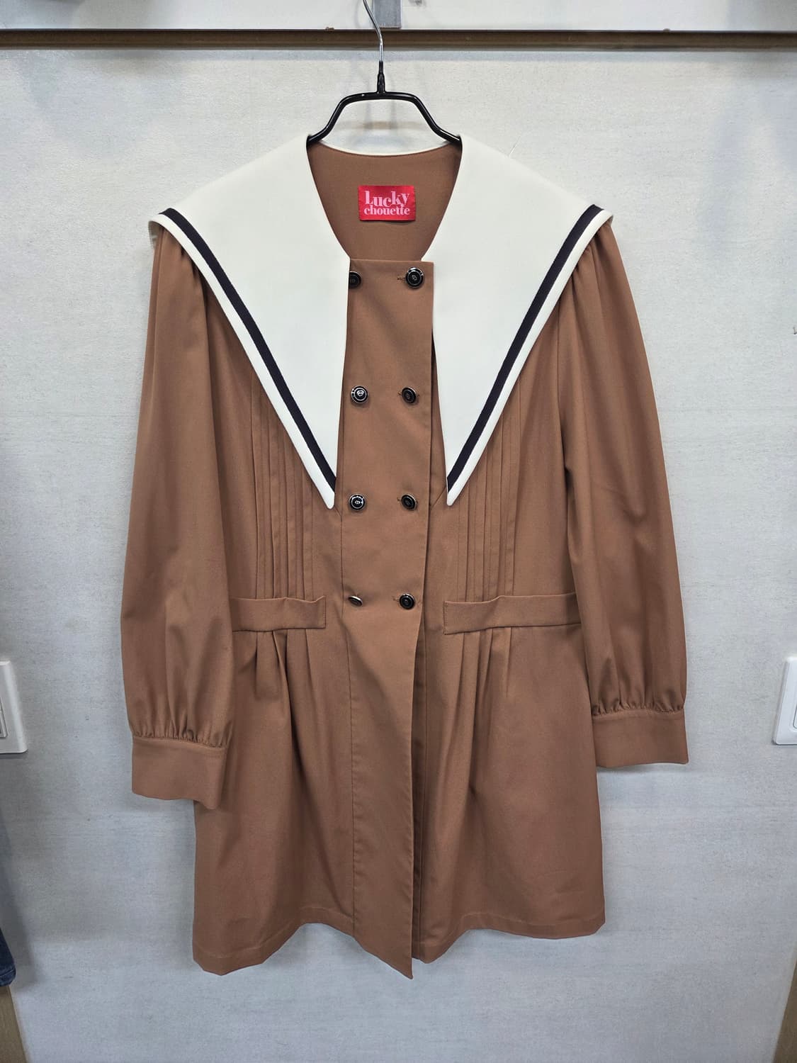 럭키슈에뜨 세일러 핀턱 드레스 36사이즈 55 상품이미지1