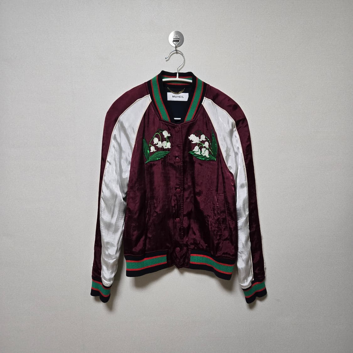 뮤베일 새틴 스카쟌 블루종 / 여성 자켓 상품이미지3